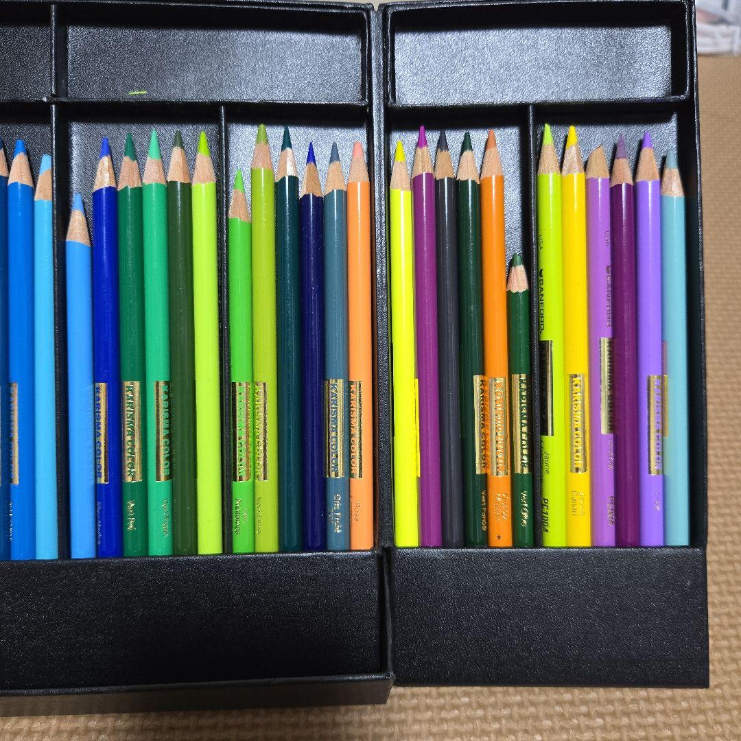 KARISMA COLOR 色鉛筆 93本+11本 セット スケッチブック付き