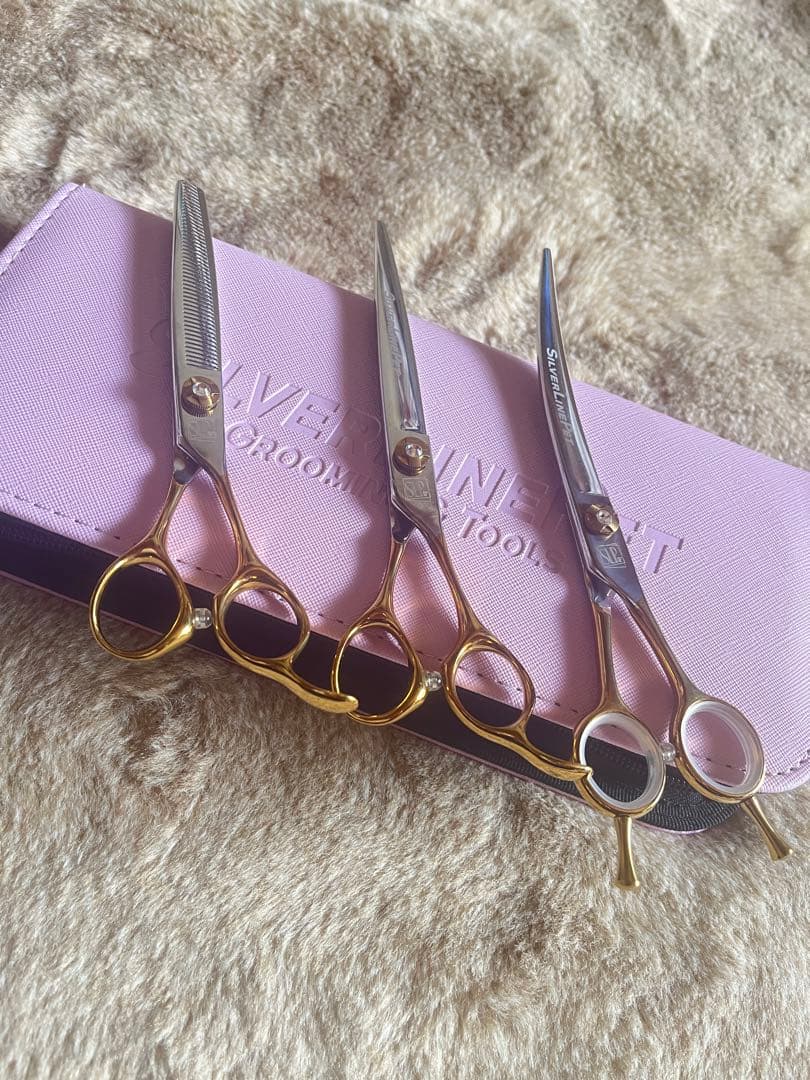 トリミング用ハサミ3本セット