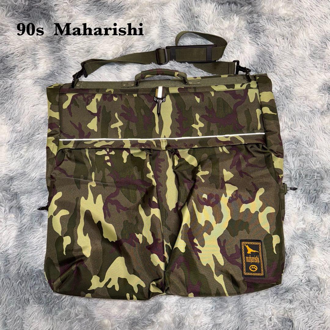 90s Maharishi マハリシ ガーメントバッグ 迷彩 カモフラ 3way