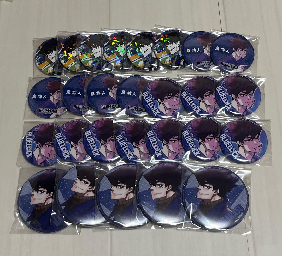 ブルーロック 烏旅人 ホログラム缶バッジ 浴衣 私服
