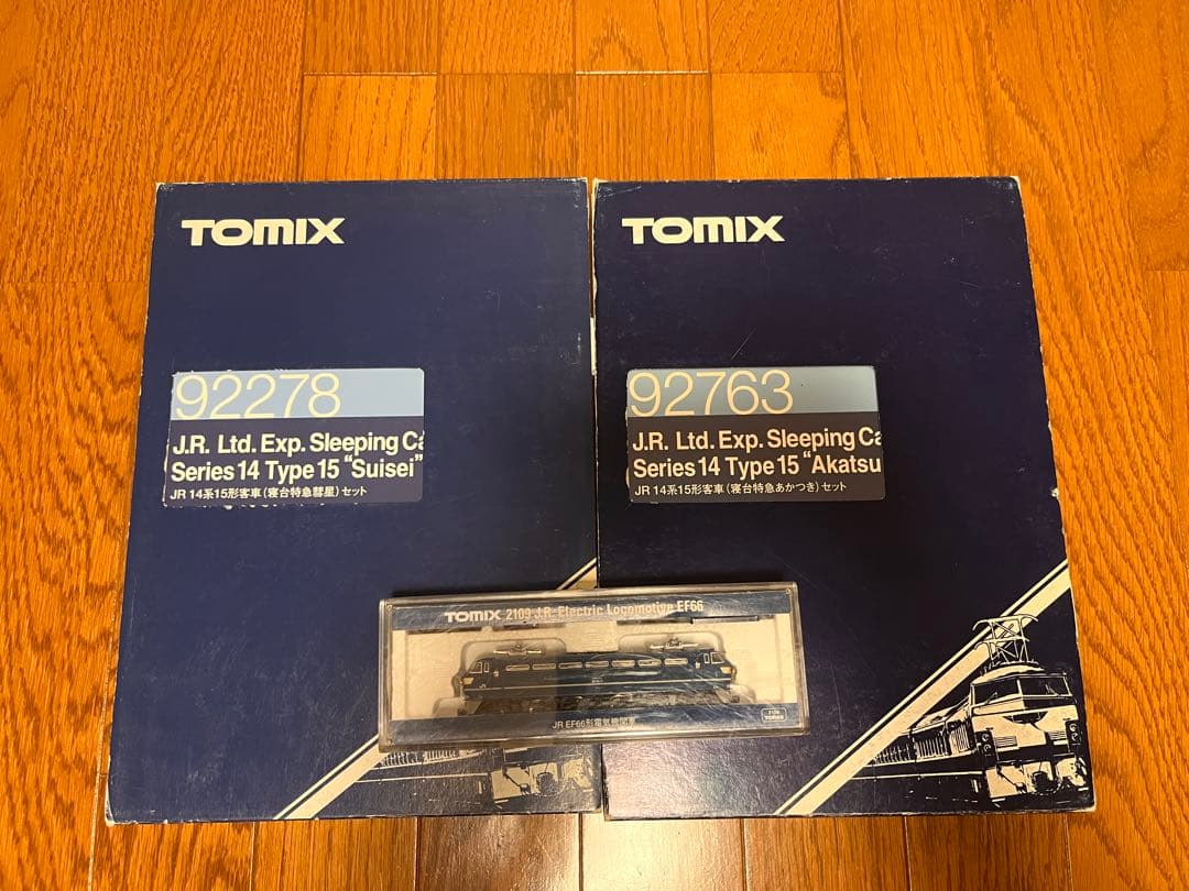 TOMIX 寝台特急あかつき彗星 EF66付き セット