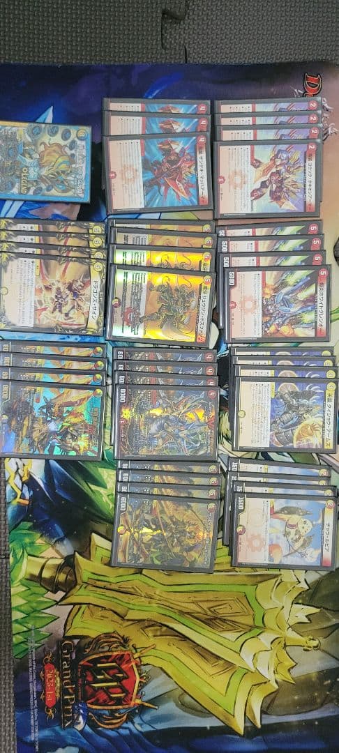 デュエマ デッキ 4Cジャオウガ 赤白サムライ スリーブ付き