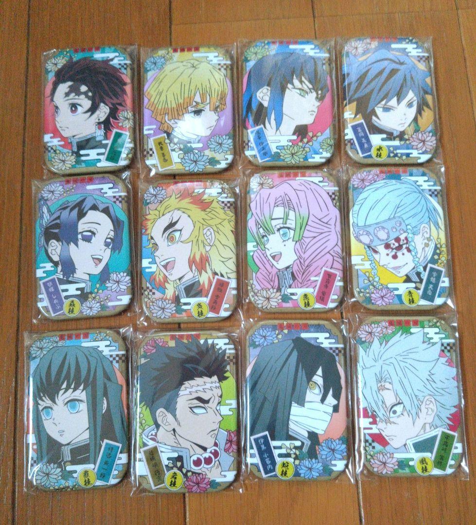 鬼滅の刃　まるかくカンバッジ　第三弾　全12種類　まとめ