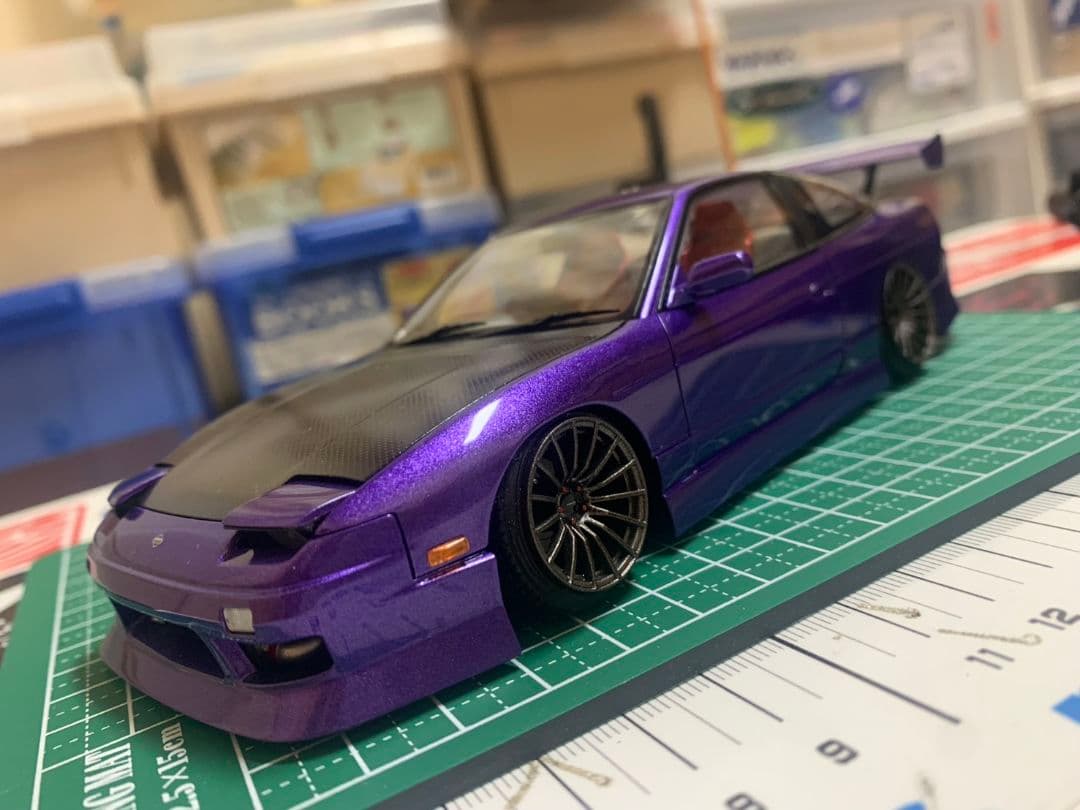 アオシマ　1/24 URAS RPS13 180SX 完成品