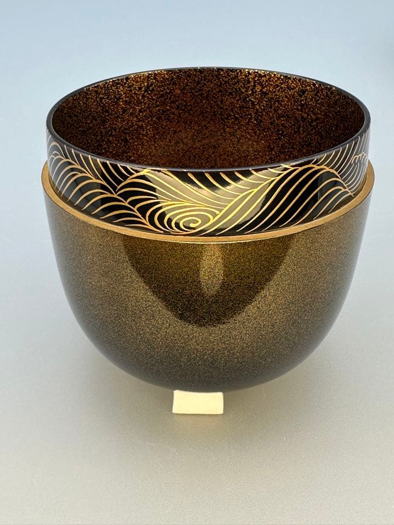 茶道具　棗　荒井正春　曙　内梨地