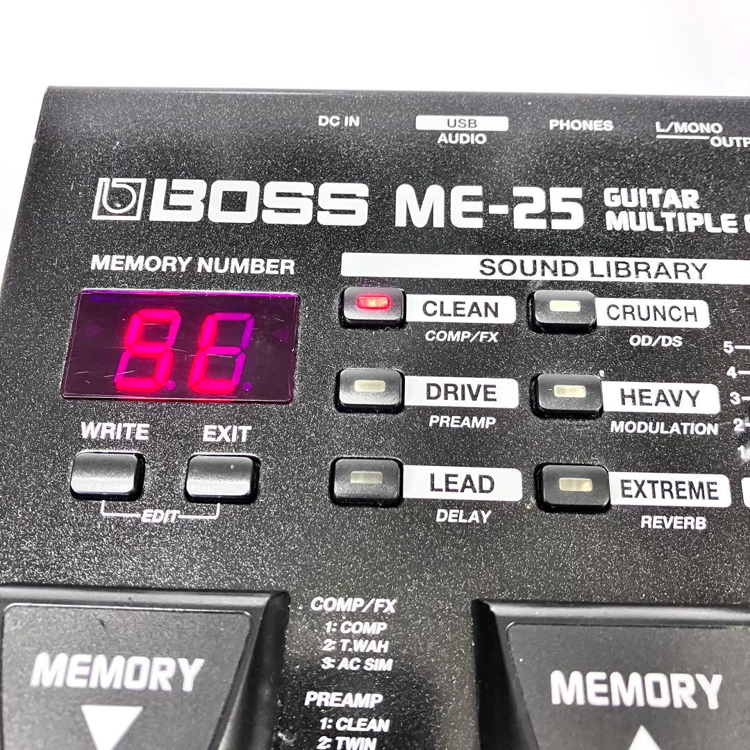 BOSS　ME-25　GUITAR MULTIPLEFCTS　マルチエフェクター