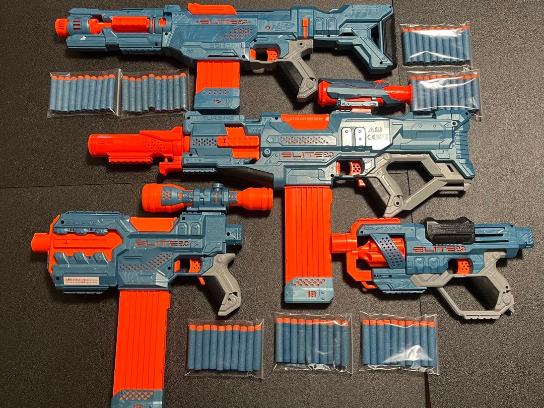 ナーフ エリート2.0 タービン &フェニックス &エコー &コマンダー セット