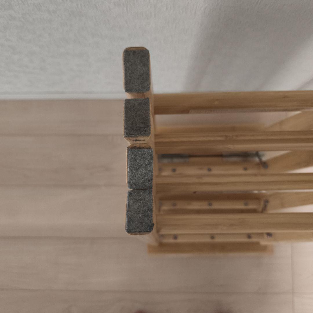 無印良品　竹材　折りたたみスツール