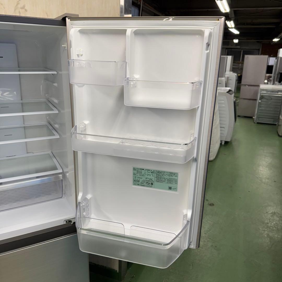 163 日立　大型冷蔵庫　315L 300L強　小型　家庭用　右開き　自動製氷