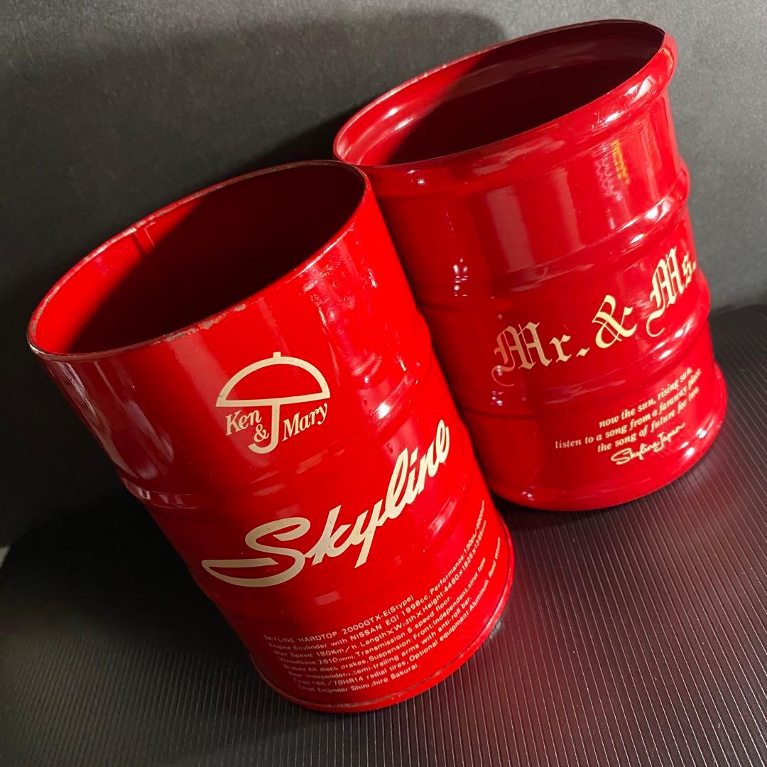 日産プリンス　スカイライン　ケンメリ　ジャパン ノベルティ　ペン立て　2個セット