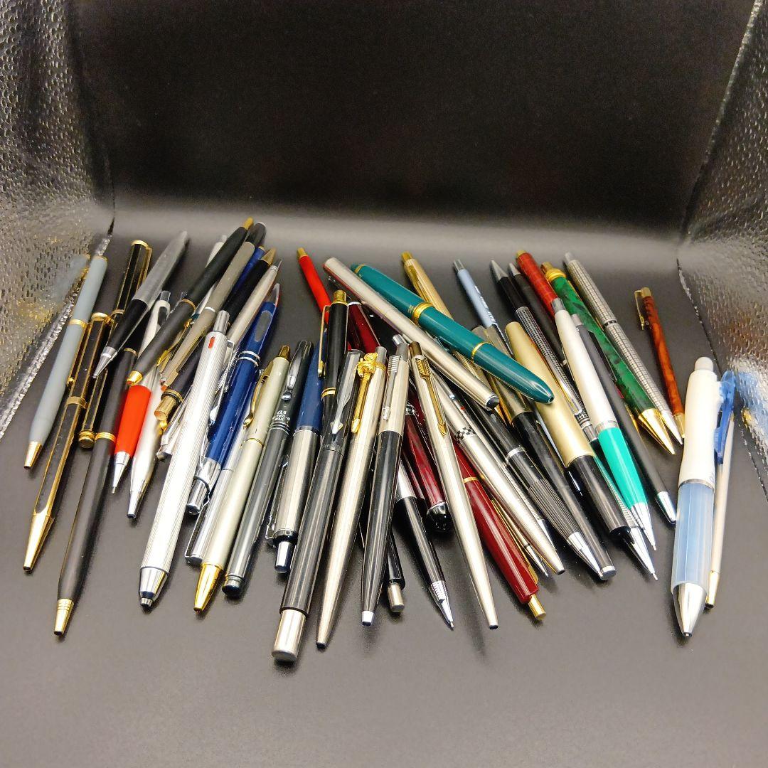 ボールペン 万年筆 シャープペン 14K含む SAILOR PARKER 52本