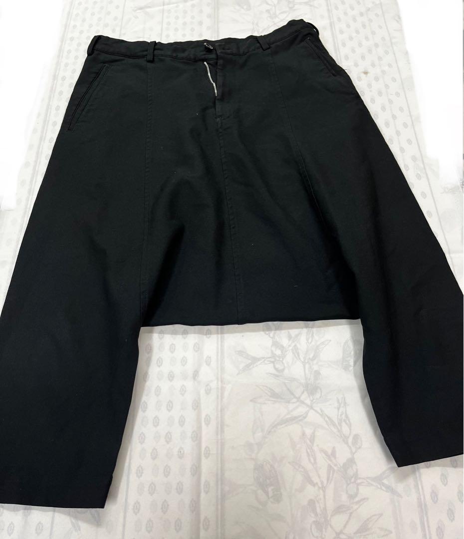 ブラック コムデギャルソン サルエルパンツ