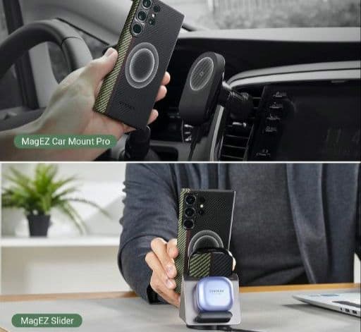 ［PITAKA」Galaxy S23 Ultra ケース アラミド繊維製