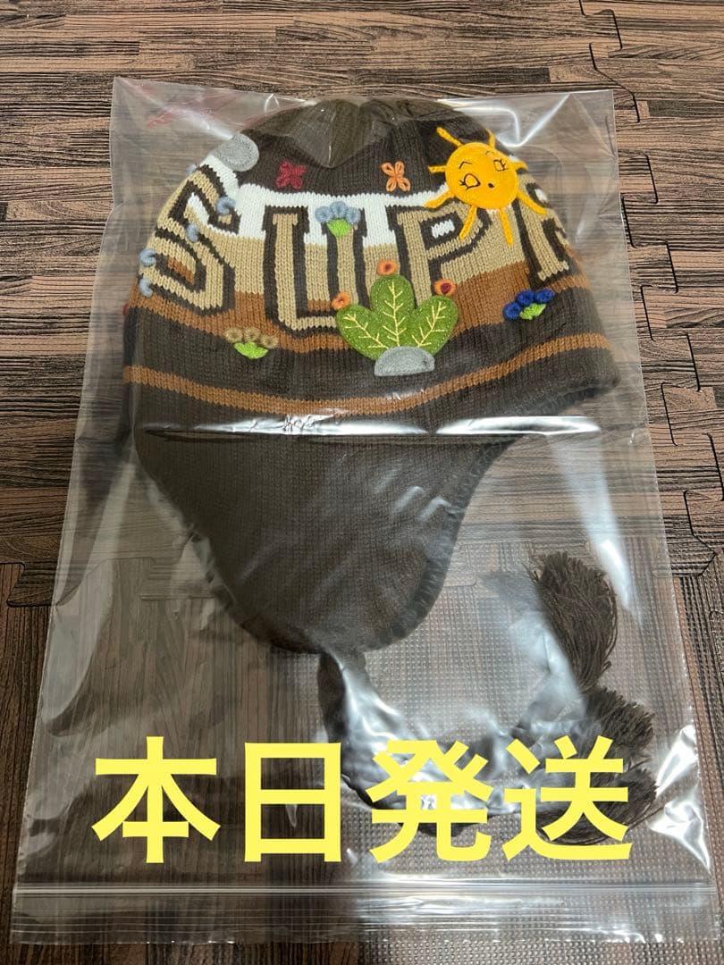 帽子 Supreme Felt Applique Earflap Beanie