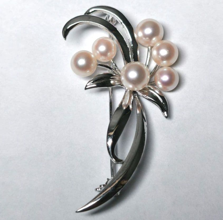【美品 最高級】ミキモト ブローチ パール フォーマル 皇室御用達 正規品