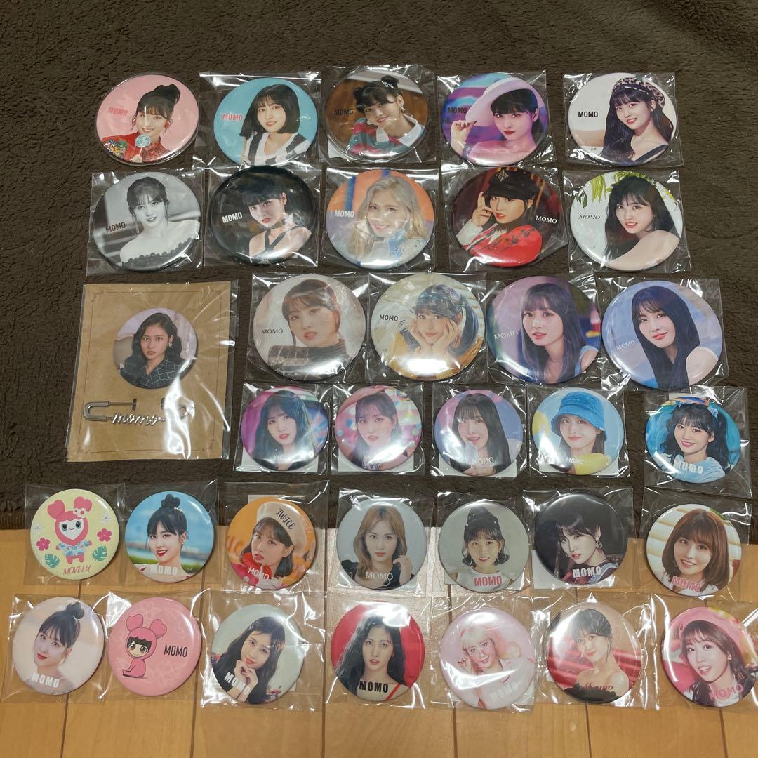 モモ　缶バッジ　缶バッチ　34点セット　まとめ売り