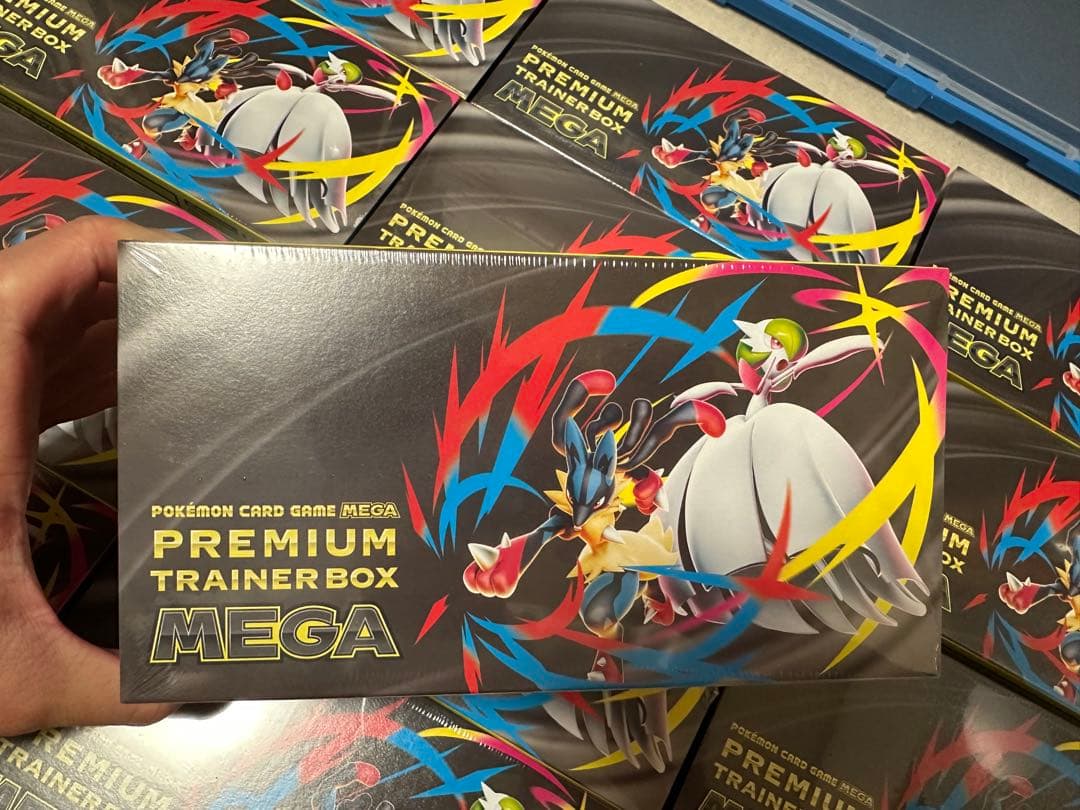 ポケモンカードゲームMEGA プレミアムトレーナーボックス シュリンク有り12個