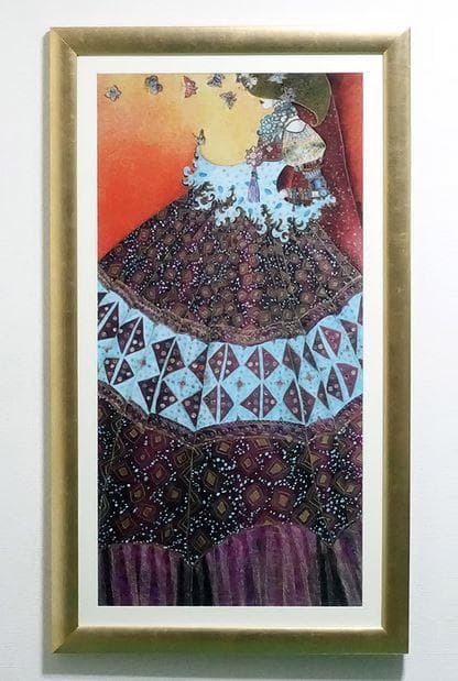 イタリア 額絵 ヴァレリー モージュリ ゴールド FAL-0250-25