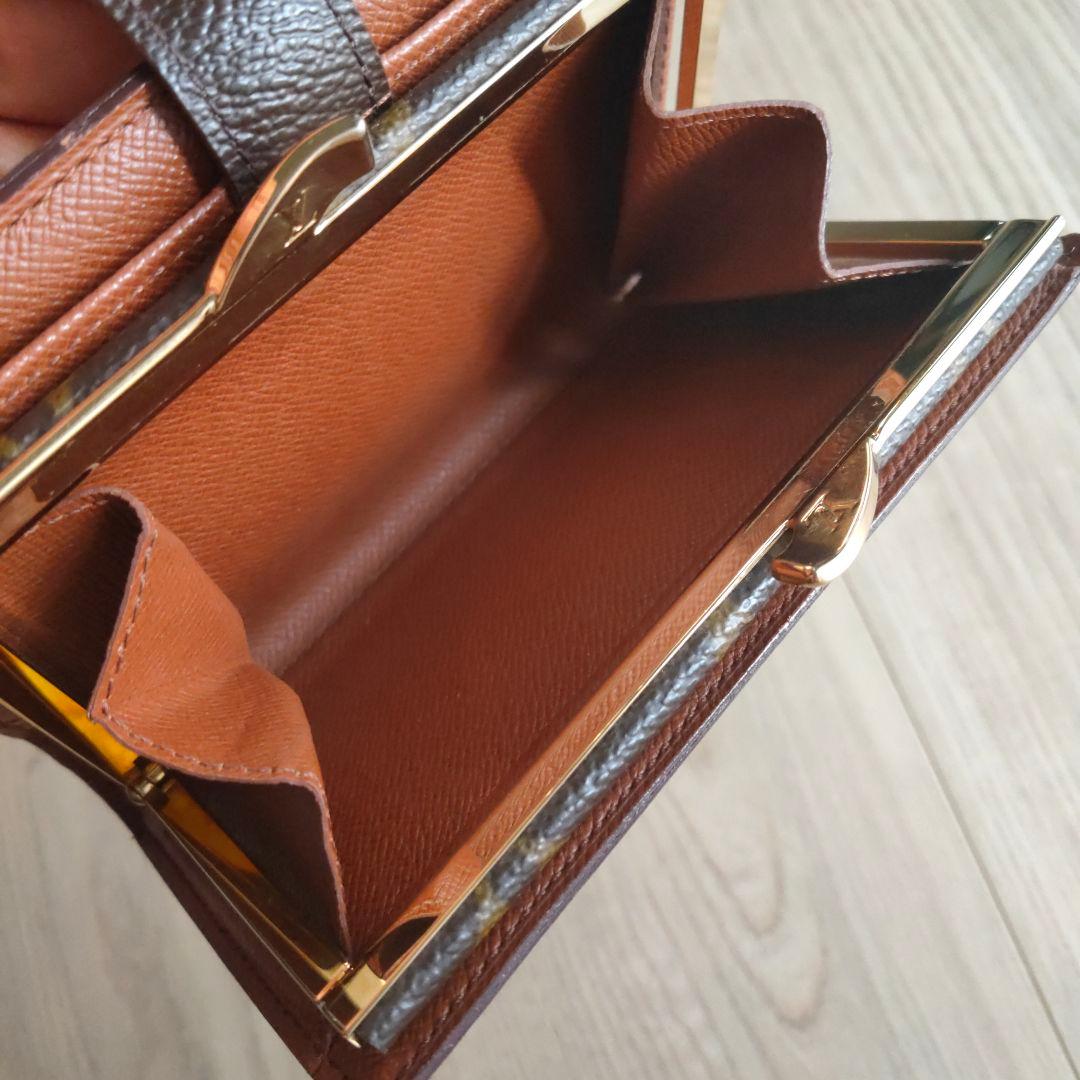 【美品】ルイヴィトン モノグラム ポルトフォイユ ヴィエノワ がま口 折り財布