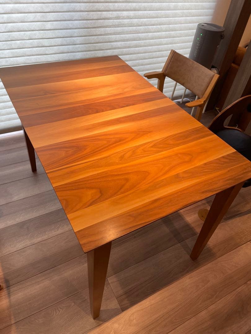 購入前コメントください！1週間限定！ダイニングテーブル伸縮式75-120cm