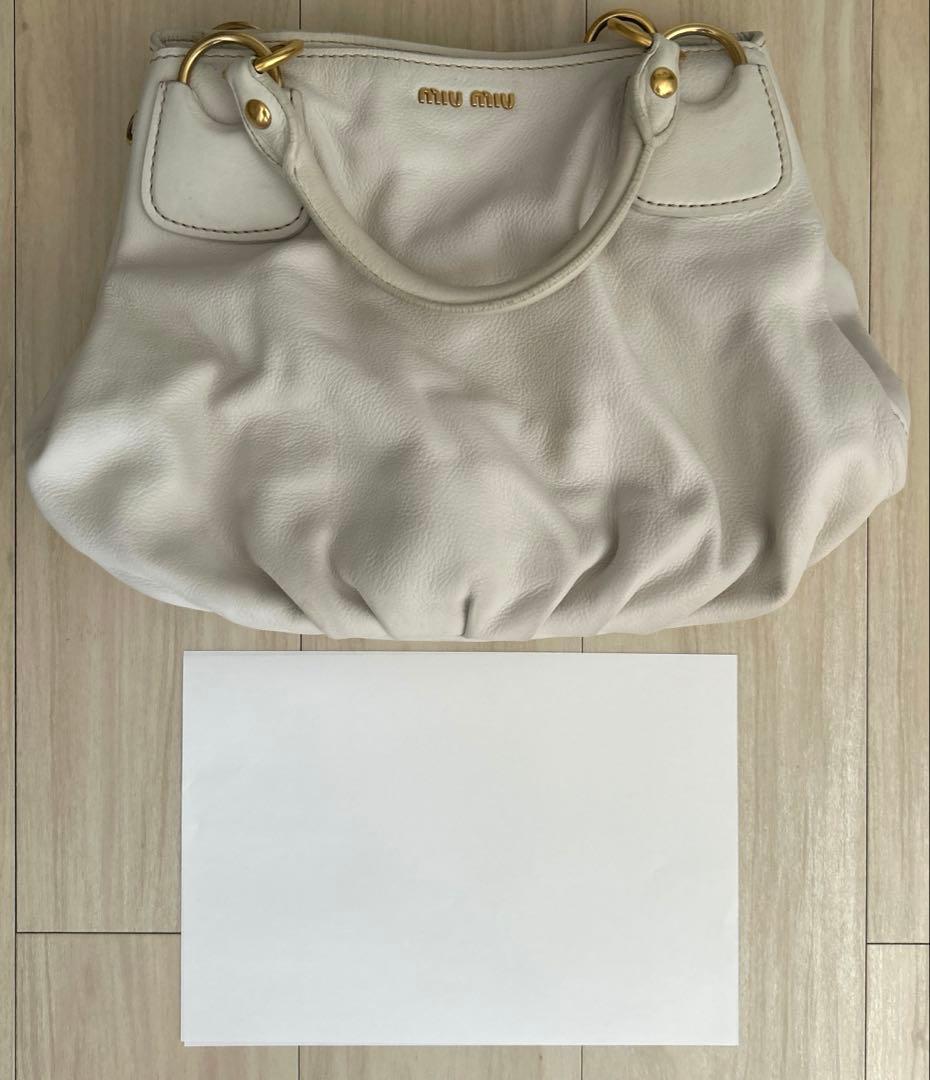 ミュウミュウ　トートバッグ