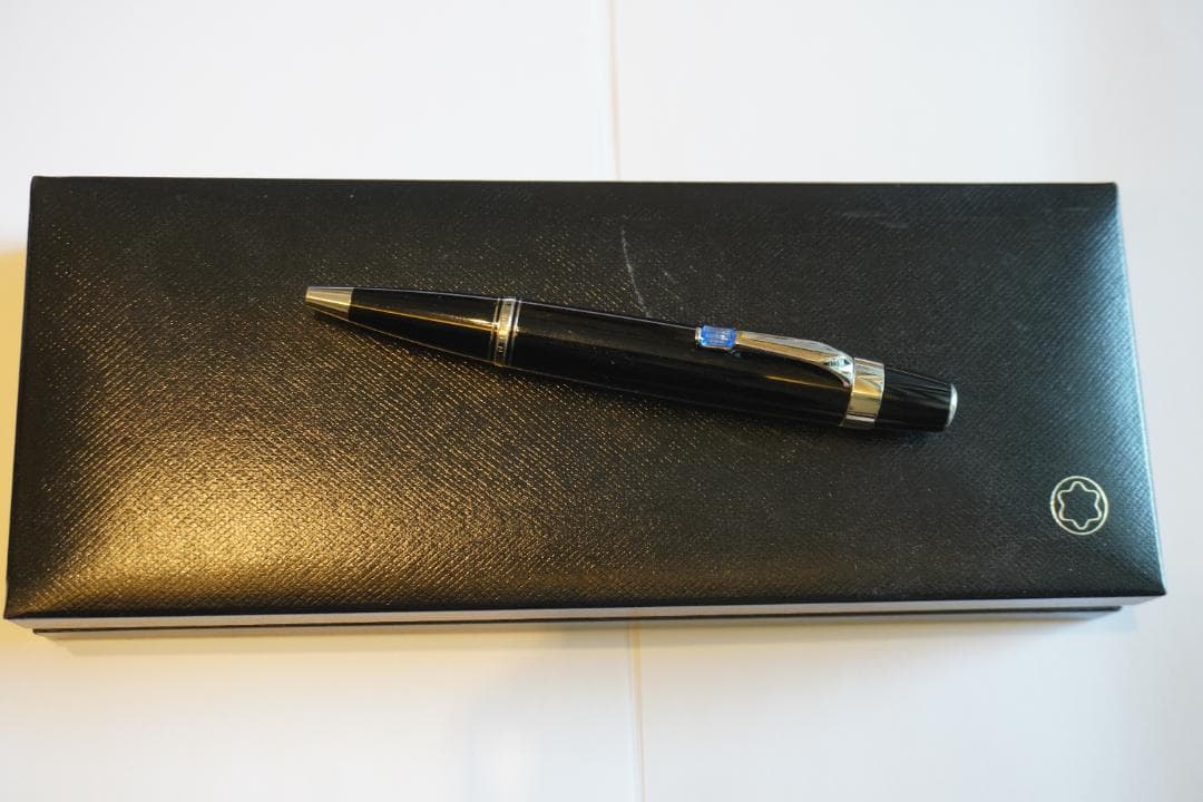 MONTBLANC モンブラン ボエム 黒 ツイスト式 ブルーストーン