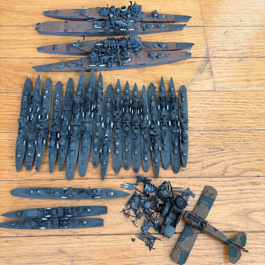 プラモデル 軍艦　ウォーターラインシリーズ ジャンク