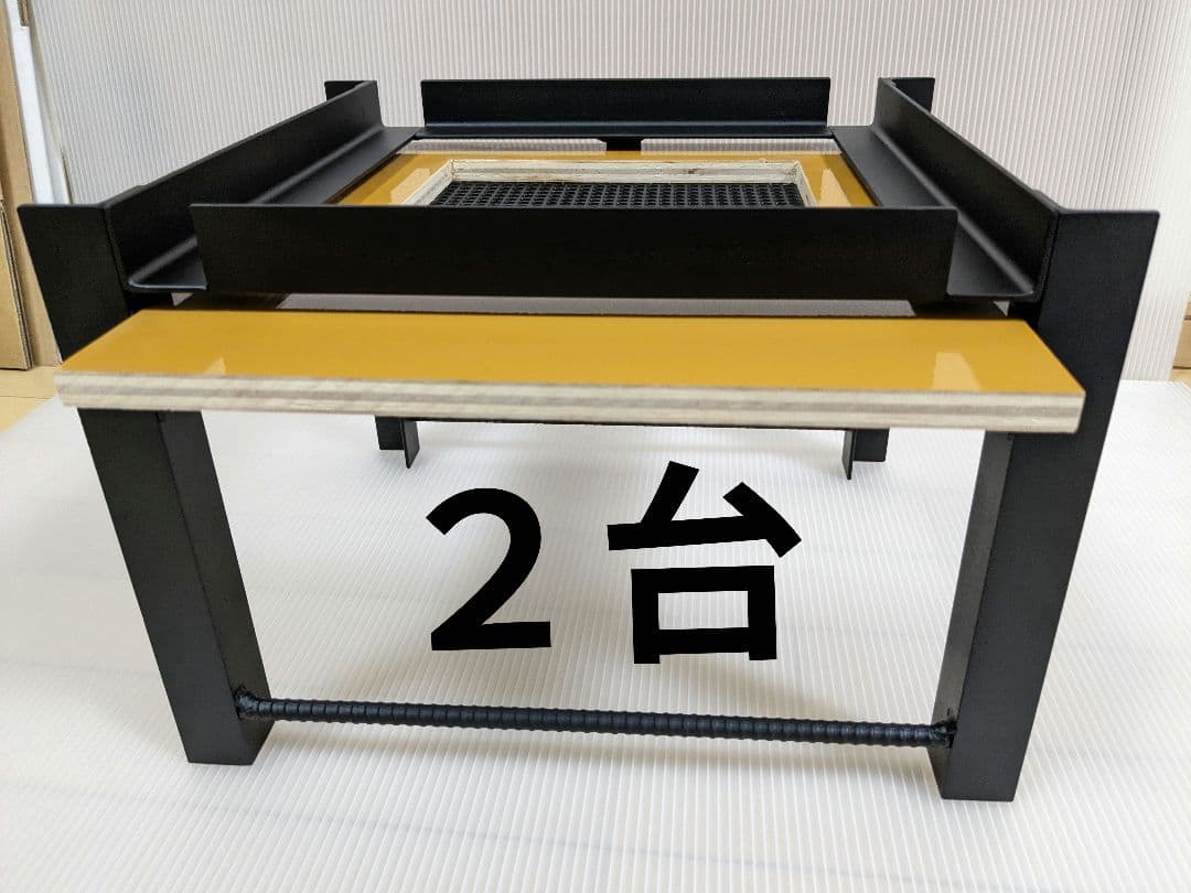 重箱式巣箱台　２台　ニホンミツバチ　鉄製台