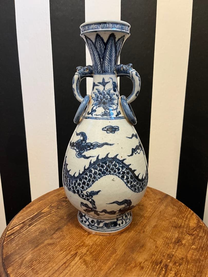 中国アンティーク花瓶　大ぶり