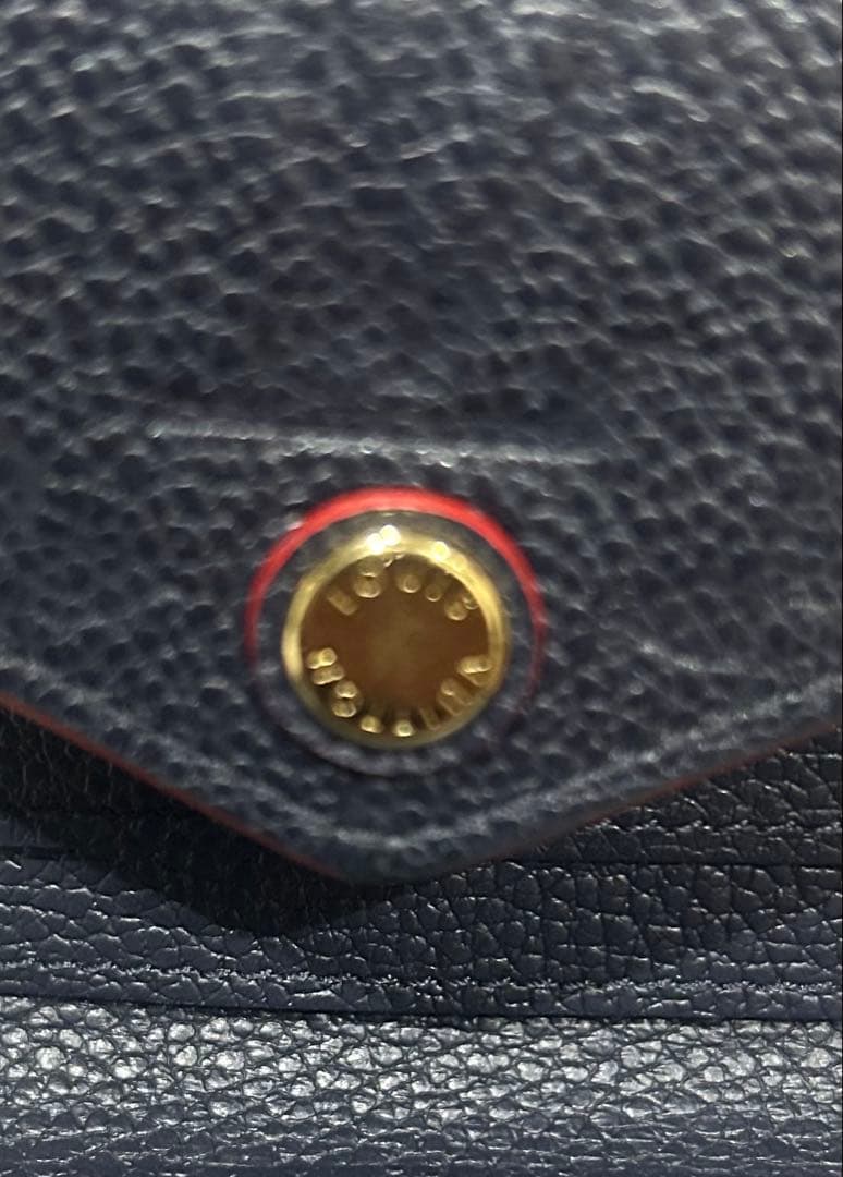 LOUIS VUITTON ネイビー 三つ折り財布