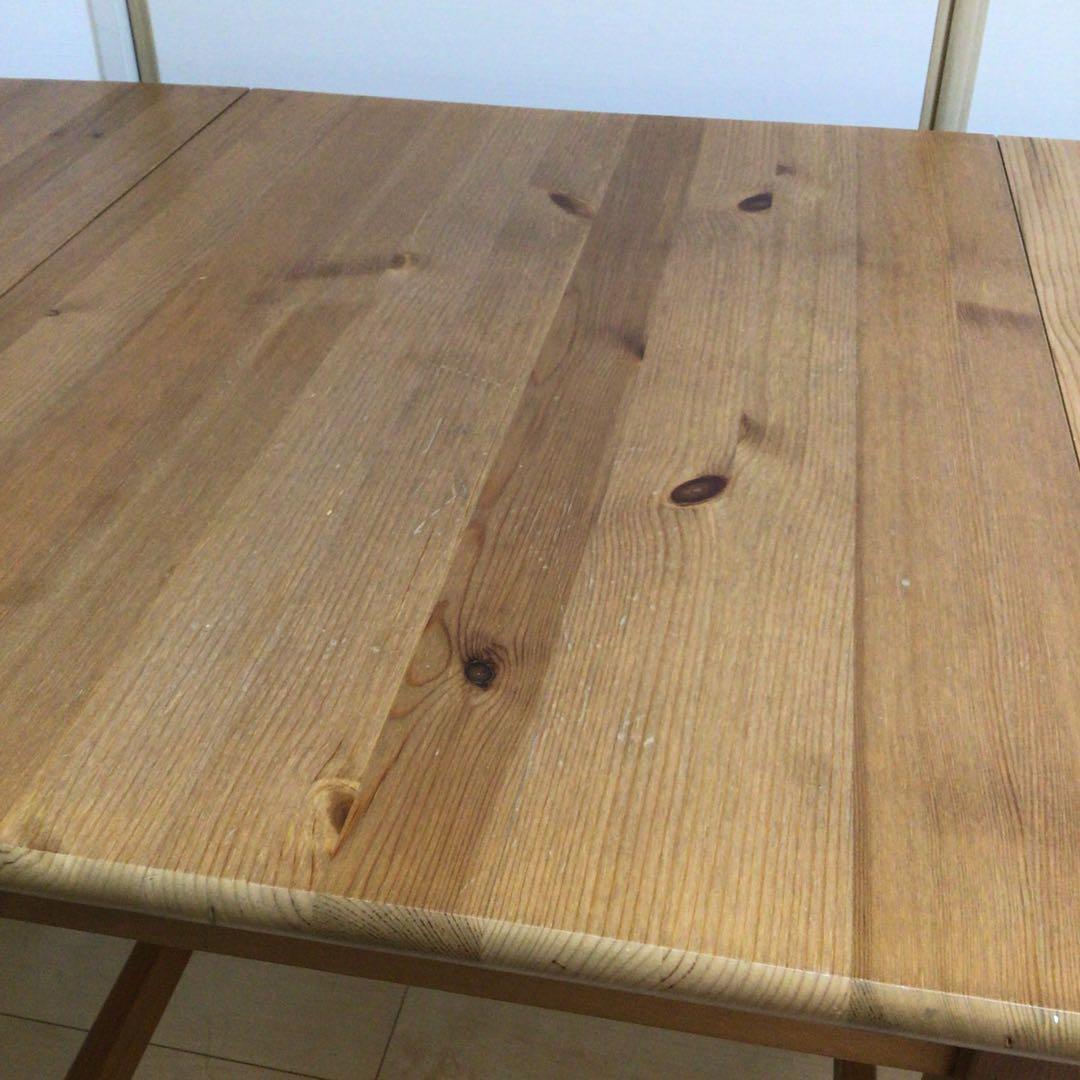 IKEA <限界価格> ダイニングテーブル ドロップリーフ式　天板の広さ調整可