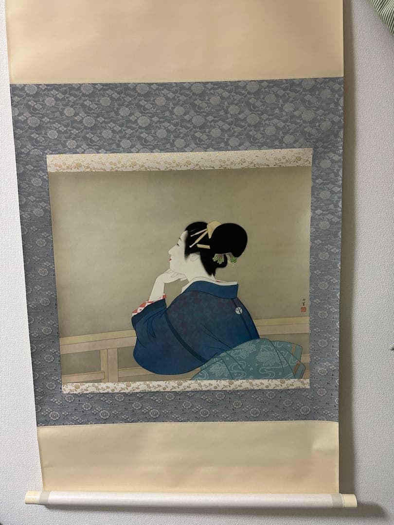 上村松園四季美人 《待月》