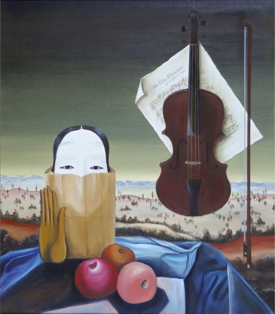 油彩画　作者:ガストン・プティ（聖ドミニコ渋谷カトリック教会神父様の作品）