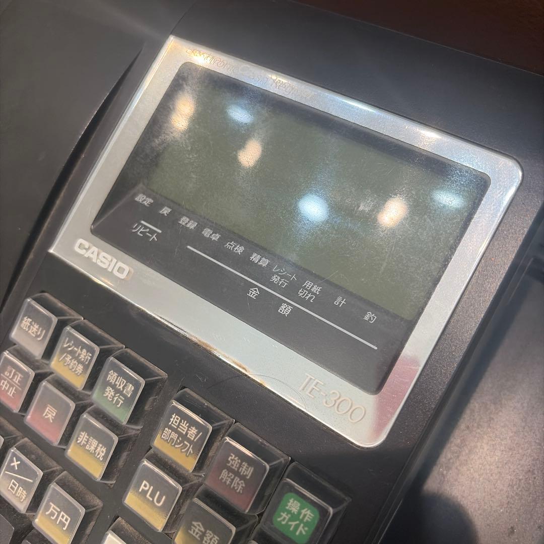 CASIO IF-300 レジスター　新品のロールペーパー四巻付き