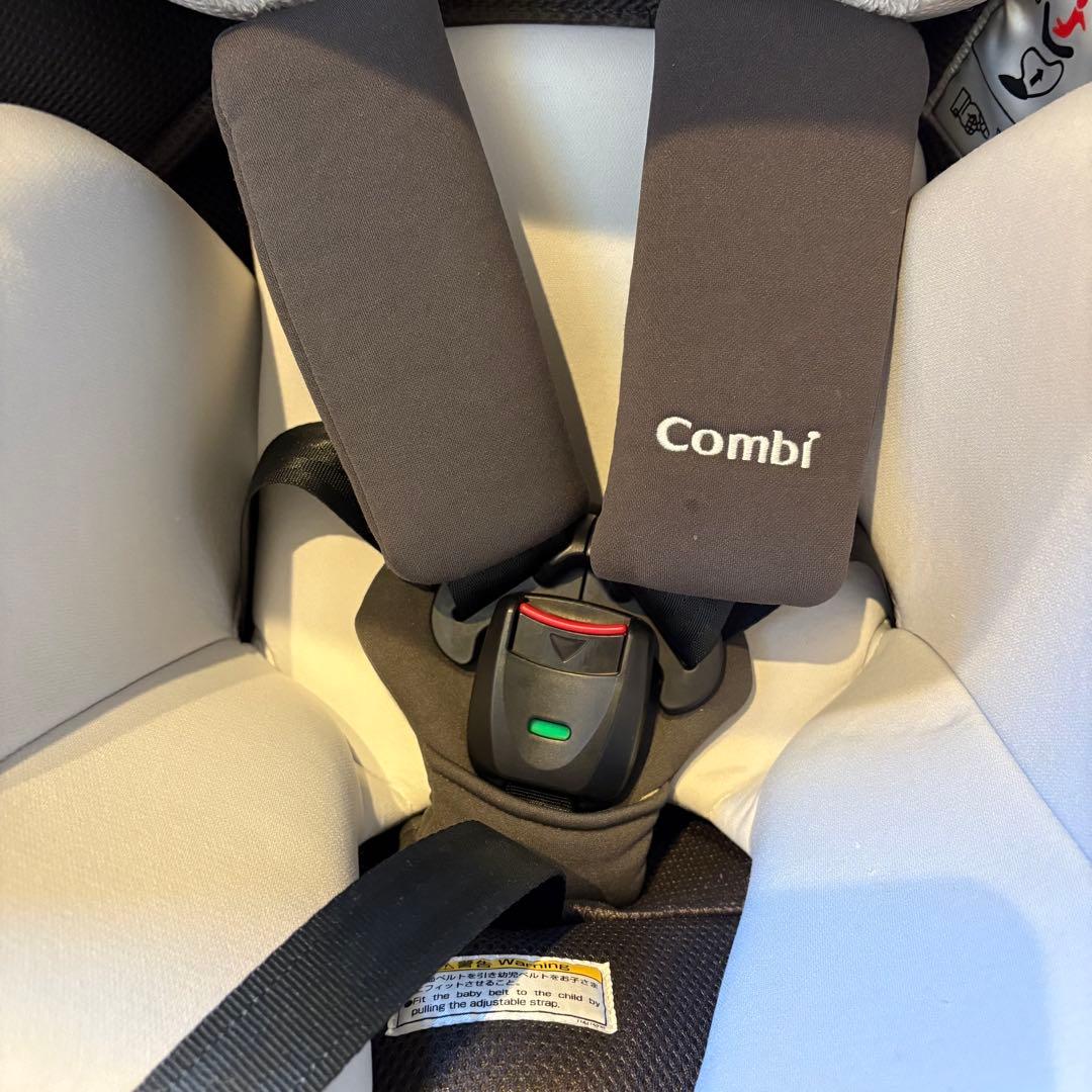 【美品】Combi クルムーヴ スマート ISOFIX エッグショック グレー