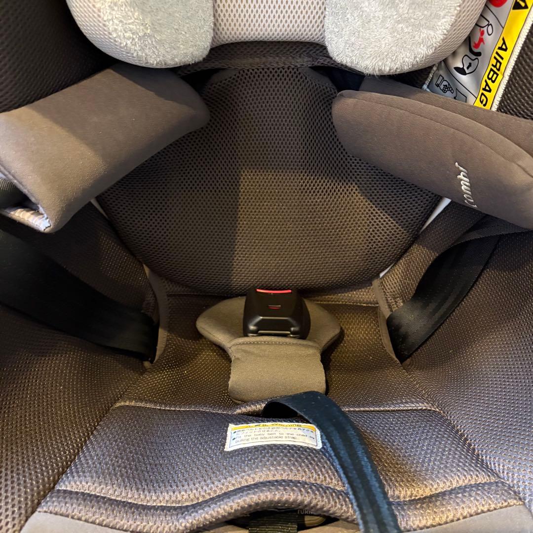 【美品】Combi クルムーヴ スマート ISOFIX エッグショック グレー