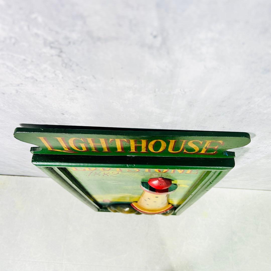 木製看板 エディストーン灯台 英国 アンティーク　ビンテージ