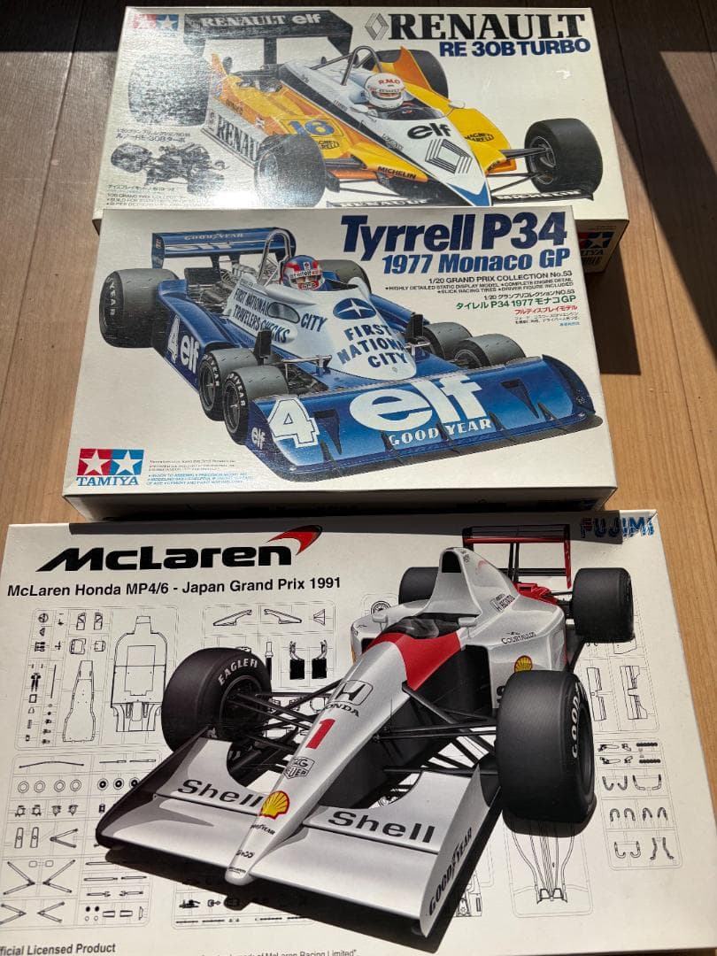F1プラモデル 3点セット