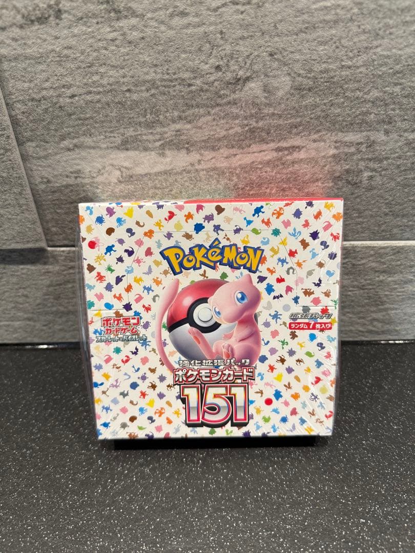 [新品未開封] ポケモンカード151 1BOX 未開封 シュリンク付き