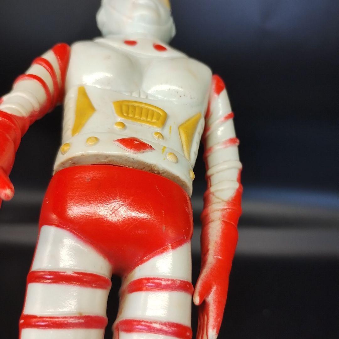 万創　ジャンボーグエース　当時物　美品　昭和レトロソフビ 希少　約20cm