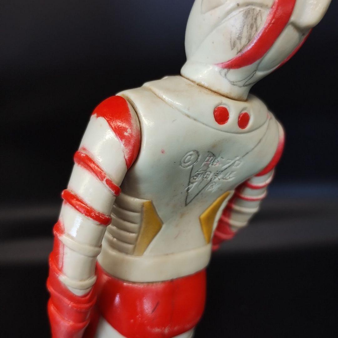 万創　ジャンボーグエース　当時物　美品　昭和レトロソフビ 希少　約20cm