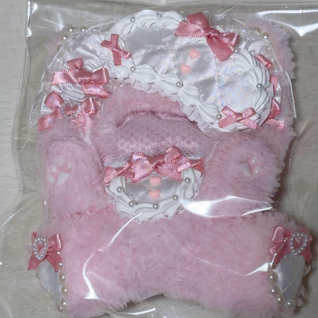 ぬい服　着ぐるみ　10cm ぬいぐるみ　ピンク