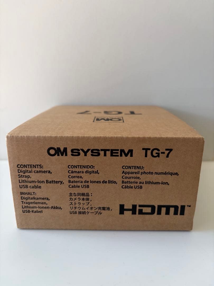 OM SYSTEM TG-7 コンパクトデジタルカメラ (ブラック)