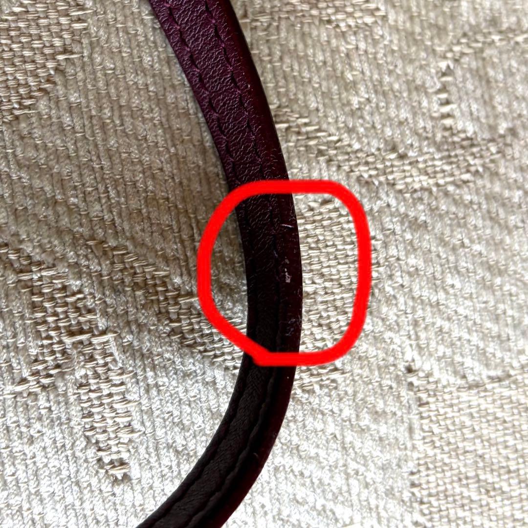 ディオール トロッター サドルバッグ ボルドー 美品