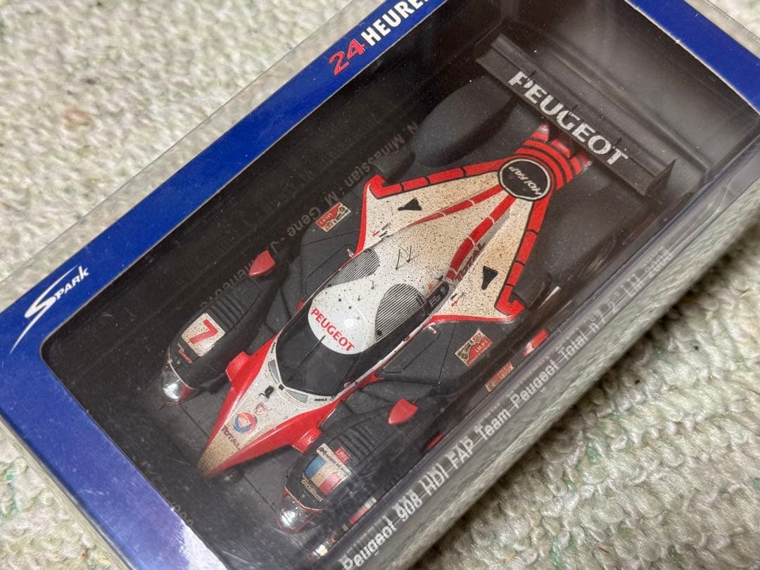 スパーク 1/43 プジョー 908 HDI FAP 限定 ウェザリング仕様