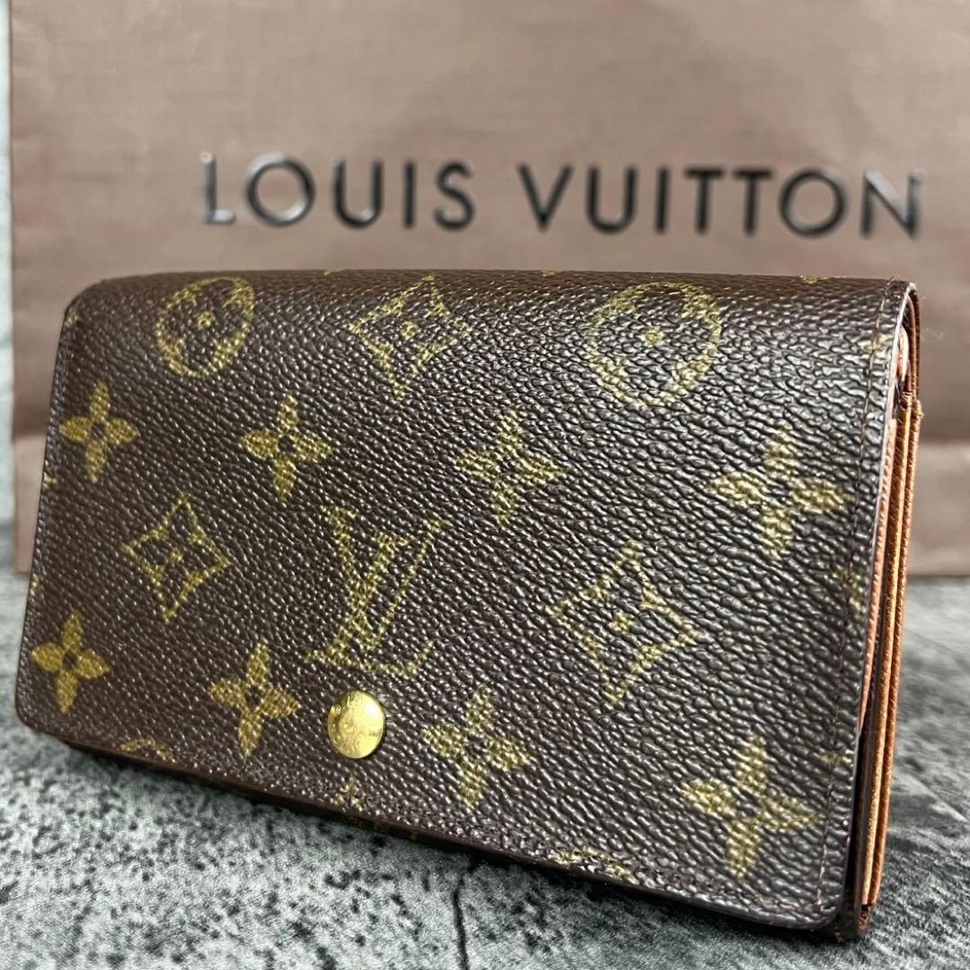 LOUIS VUITTON モノグラム ポルトモネビエトレゾール 財布