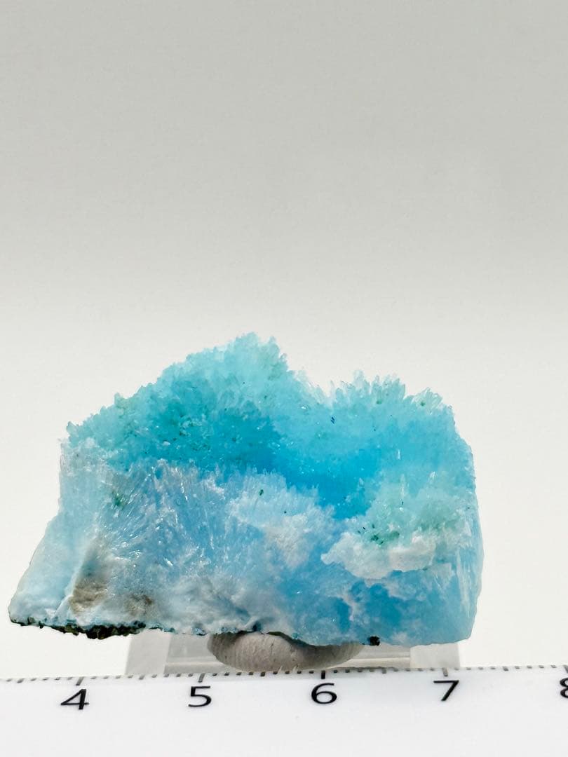 ブルー　アラゴナイト　霞石　原石　鉱物標本　天然石