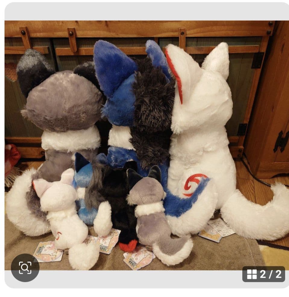 アマテラスのオオカミ【みーにゃんさま 】ウルトラBIG ST ぬいぐるみ