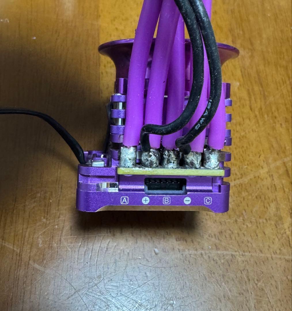 XERUN XD10 PRO ESC パープル　キャパシタ付き