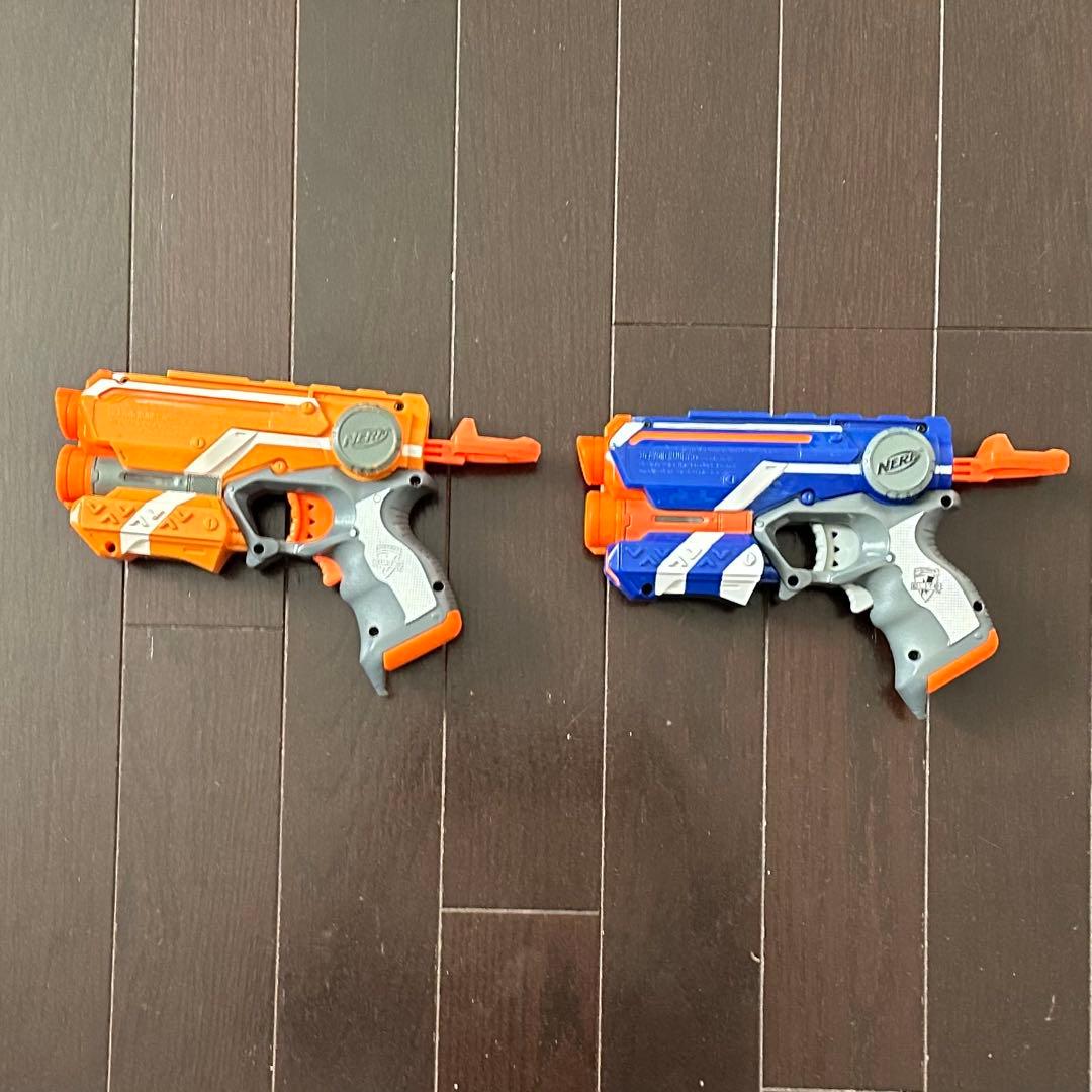 ナーフ ゾンビストライク ラフカット 2X4 オレンジ グリーン 2丁+オマケ